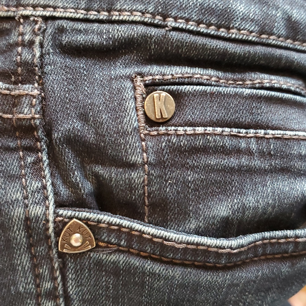 KUT Dark Blue Jeans Size 12 - Picture 10 of 11
